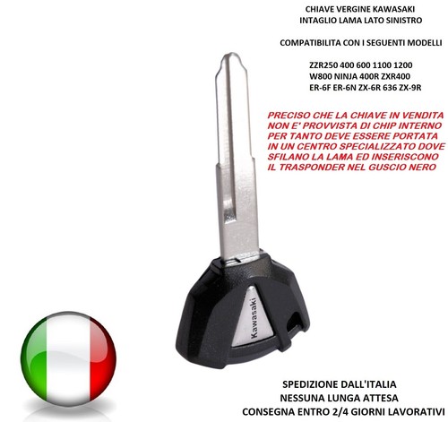 Chiave grezza vergine kawasaki - chiave,