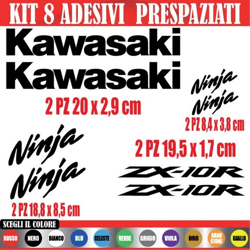 Kit adesivi kawasaki - kit,
