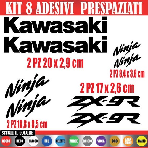 Kit adesivi kawasaki ninja - adesivi,
